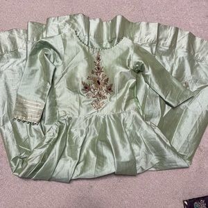 Silk Gown Party Wear